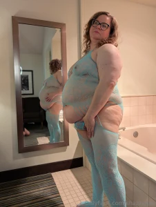 Want to see more of the body stocking unlock this post these pics are