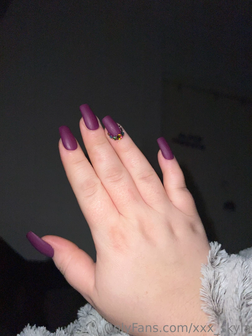 I did my nails last night 