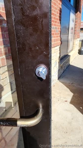 Found this on a 24 convenience store work order said lock just spins i part 4