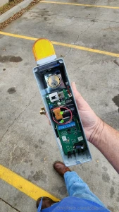 Alarmlock pilfer guard with strobe for noisy loud environments and part 2