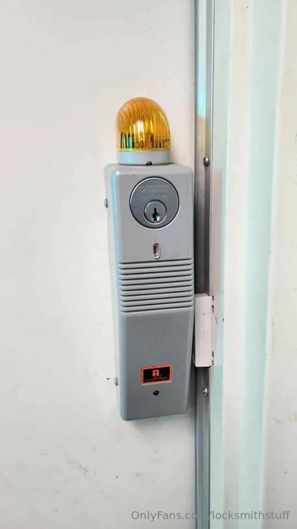 Alarmlock pilfer guard with strobe for noisy loud environments and part 5 