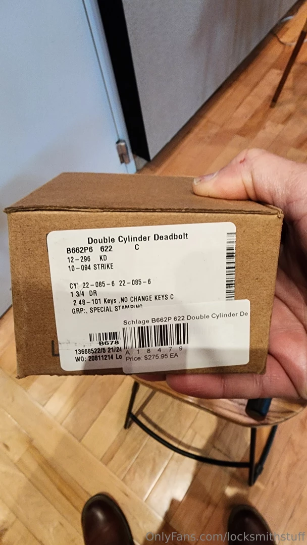 Replaced single cylinder with double cylinder deadbolt thick door kit part 2 