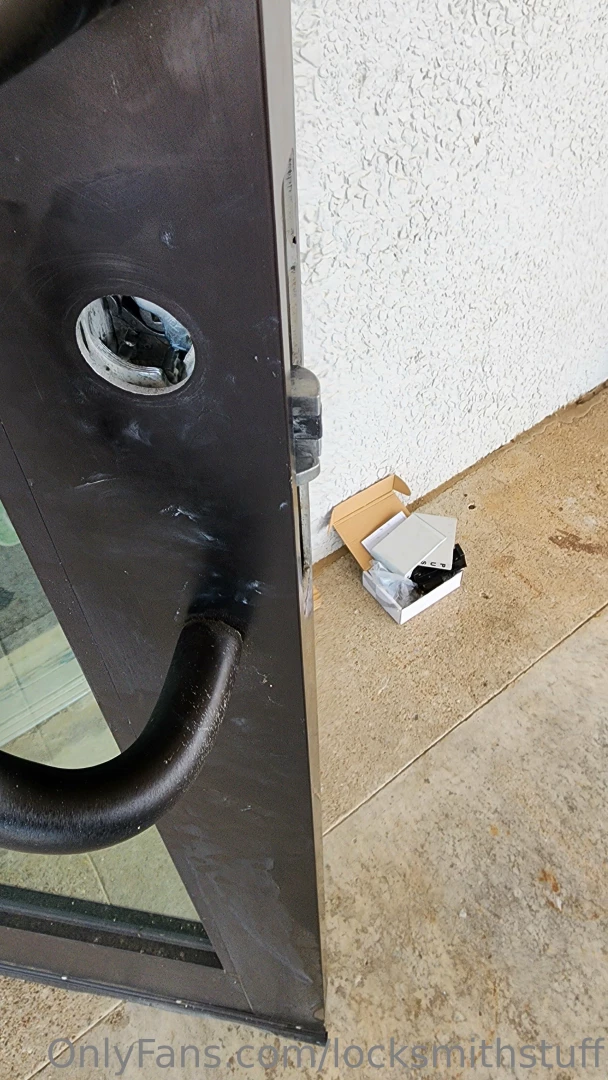 A handyman contractor tried to replace the push paddle he spent all part 1 