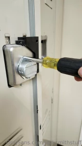 I replaced all of these locker locks last year an employee quit and part 4
