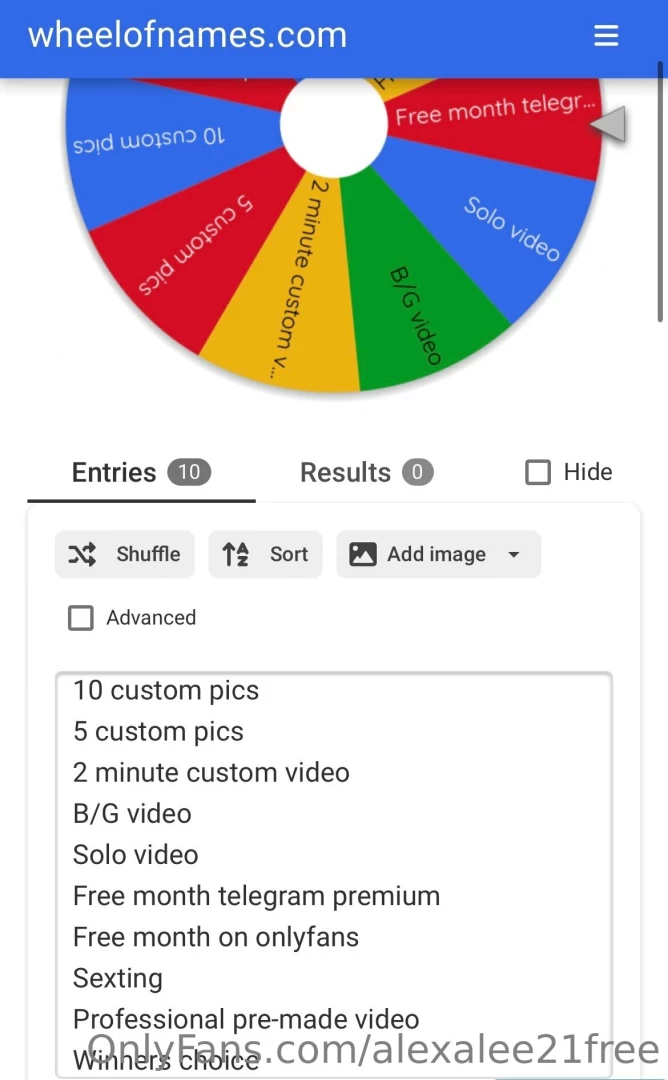 New spin the wheel 5 for one spin or 8 for two 