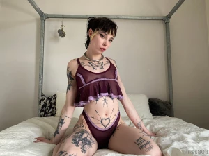 Hii i took some more cute pics 4 u with this purple set 3 rlly hope u part 34