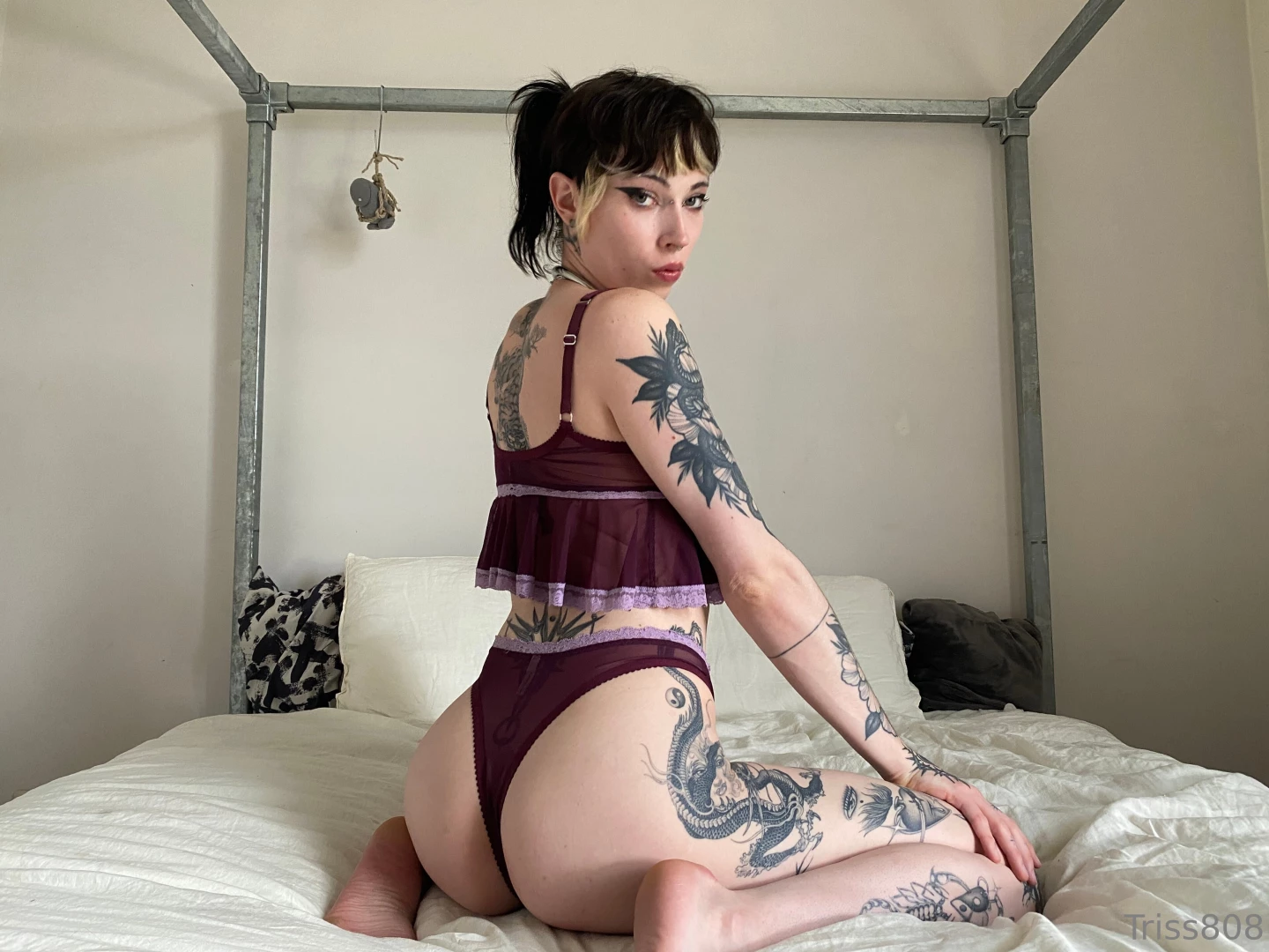 Hii i took some more cute pics 4 u with this purple set 3 rlly hope u part 12 