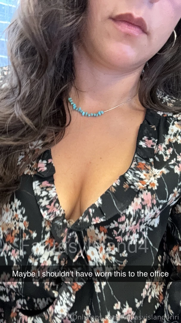 Oops i didn t realize how low cut this top was when i got dressed for 