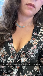 Oops i didn t realize how low cut this top was when i got dressed for