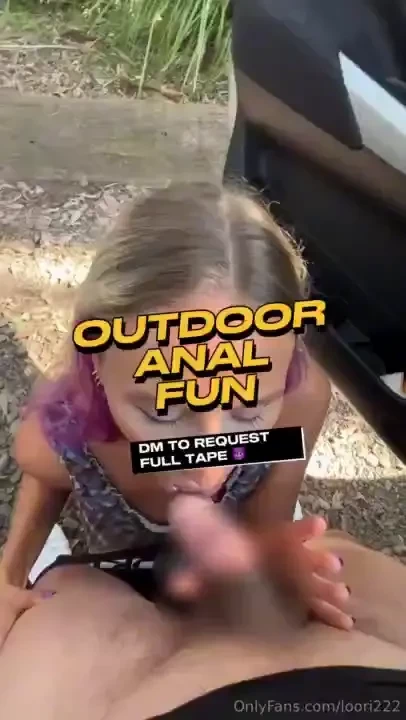 New anal release fuckkk who knew solo camping could get so filthy i 
