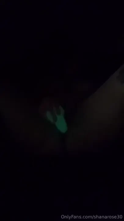 Glow in the dark dildo 