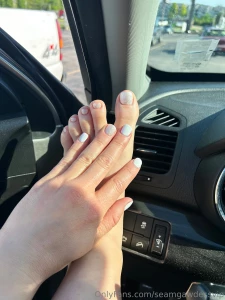 Got my nails and toes done part 1