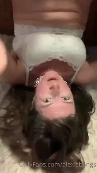 In a precarious pile-driving position here i ve got cum all over my 