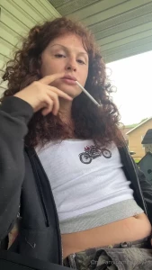 Hey smoking fetish lovers watch me suck and puff on this cigarette