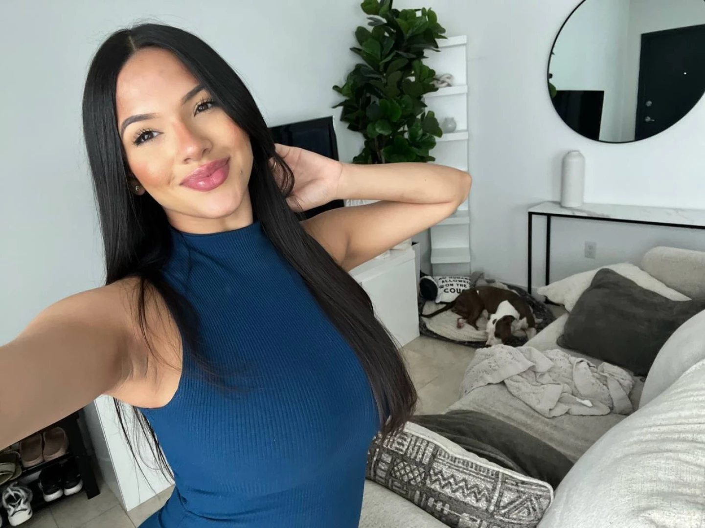 Looks so cute asleep besides me 