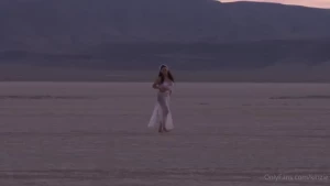 Are you ready for this me in the desert at sunrise a glowing goddess