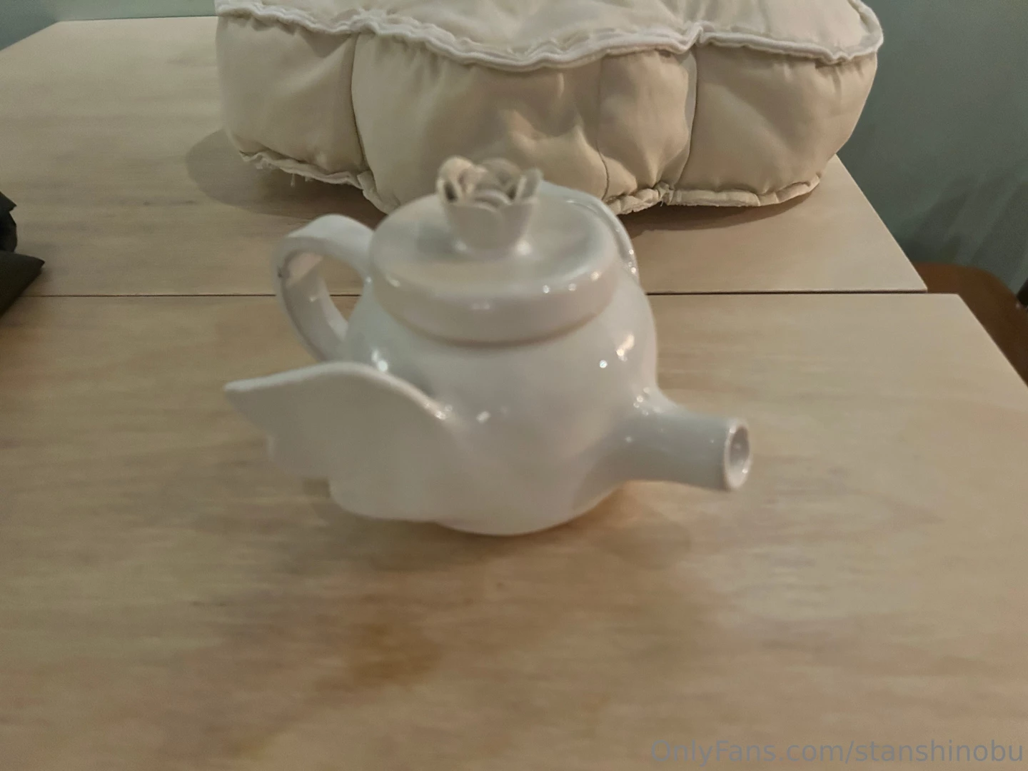 I made a cooshion and a teapot 