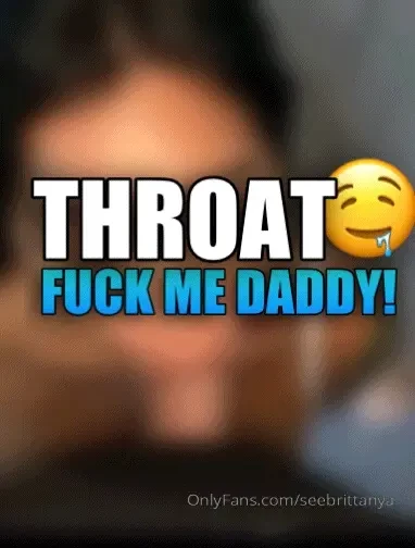Throat fuck me daddy wrap ur hands around my throat while you shove ur part 6 