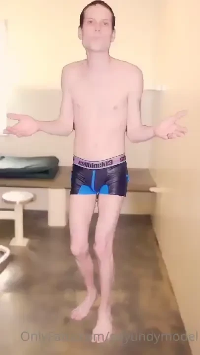 Locked up with my cellblock13 undies on my dick was so small cuz my 