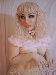 This weekend i was a sweet pastel elf girl loving this sheer lingerie part 2