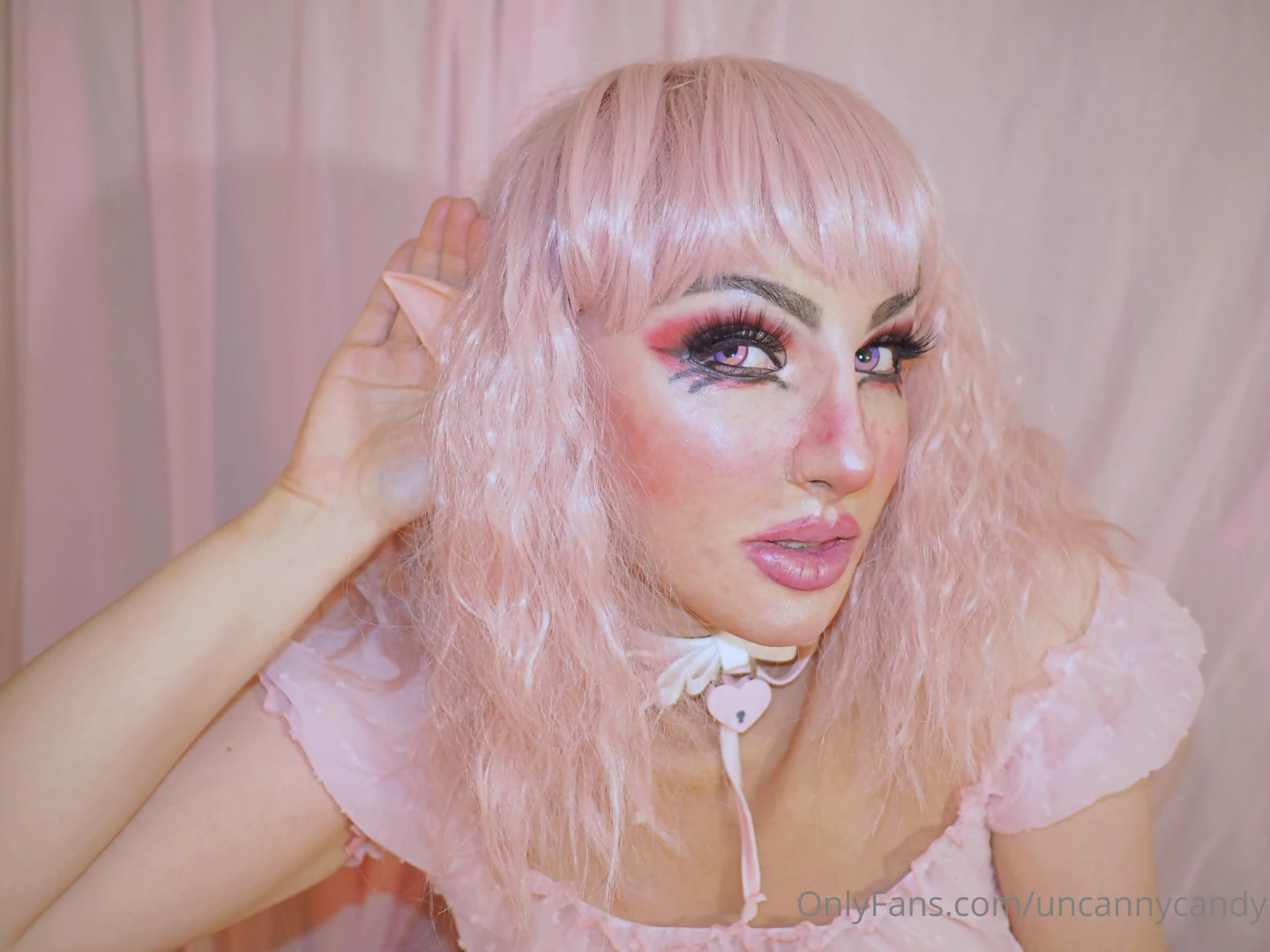 This weekend i was a sweet pastel elf girl loving this sheer lingerie 