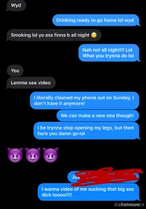 Taco tuesday went well now my bar tender guy trynna fuuuu use to chat