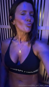 Little sauna recovery after my run happy saturday and go bucks it s