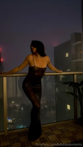 This dress fits like a glove like a sexy see through glove part 2