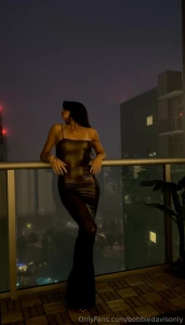 This dress fits like a glove like a sexy see through glove part 1