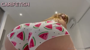 Mmm how hard is that cock baby i think you love it when i fart like