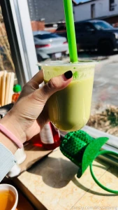 On st patricks day i had pho and dressed up in all the green outfits