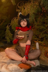 My first time being furry and i love it lol cat girl cosplay is kinda