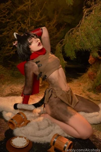 My first time being furry and i love it lol cat girl cosplay is kinda part 1