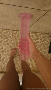 Starting my birthday off right with some slippery fun in the shower