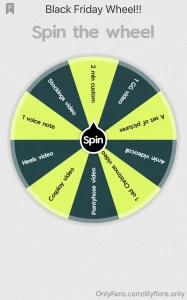 Tip 10 per 1 spin one spin per person only available today till target