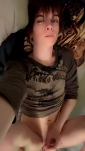 Teaser to new video- erotic submissive showing off cumshot in my mouth