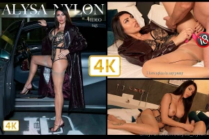 Alysa loves penetration with nylon ref243 45 minutes alysa in lingerie