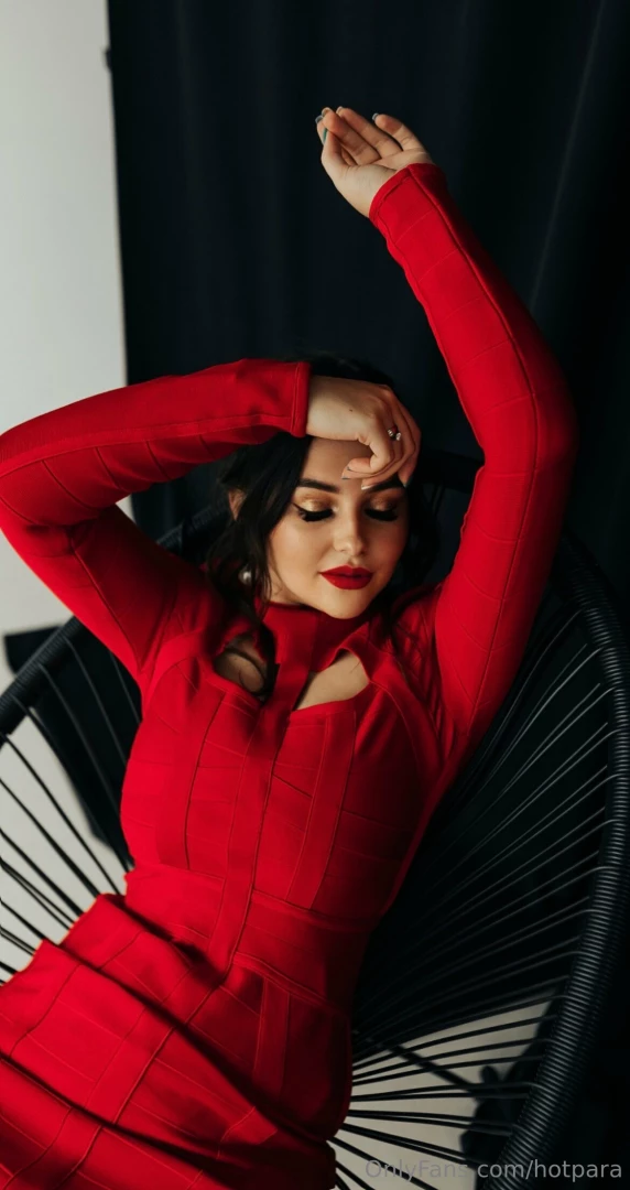 Red my favorite color what do you think it is fitting me part 1 