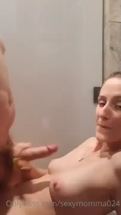 Watch me jerk my hubby till he cums 