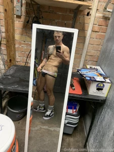 Trick or treat just in the back here beating my meat