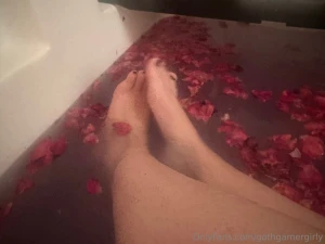 Splish splash my feet needed a soak think you d like to help me dry part 8