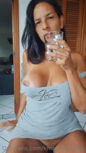 A glass of water and a blowjob kelcasada never denies come spy on