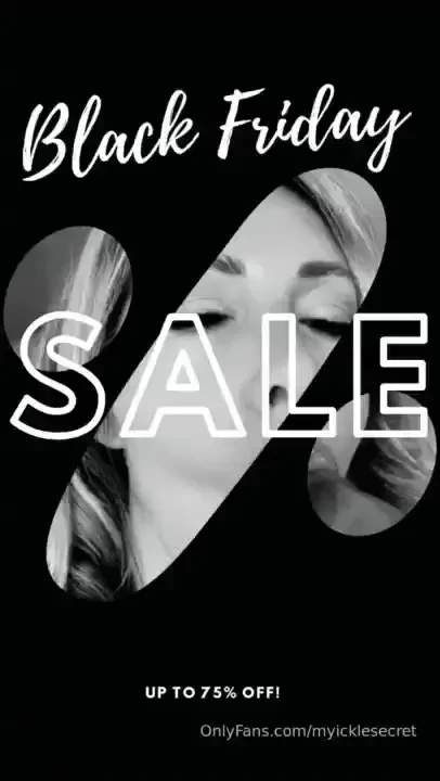 Did you know my dick rates are on offer for black friday i d love to 