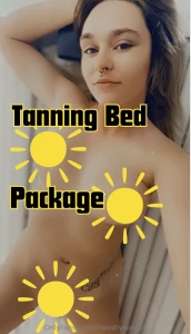 Tanning bed package price 55 pay for one month of my tanning bed