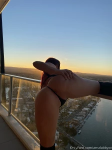 Who wants to fuck me on the balcony part 2