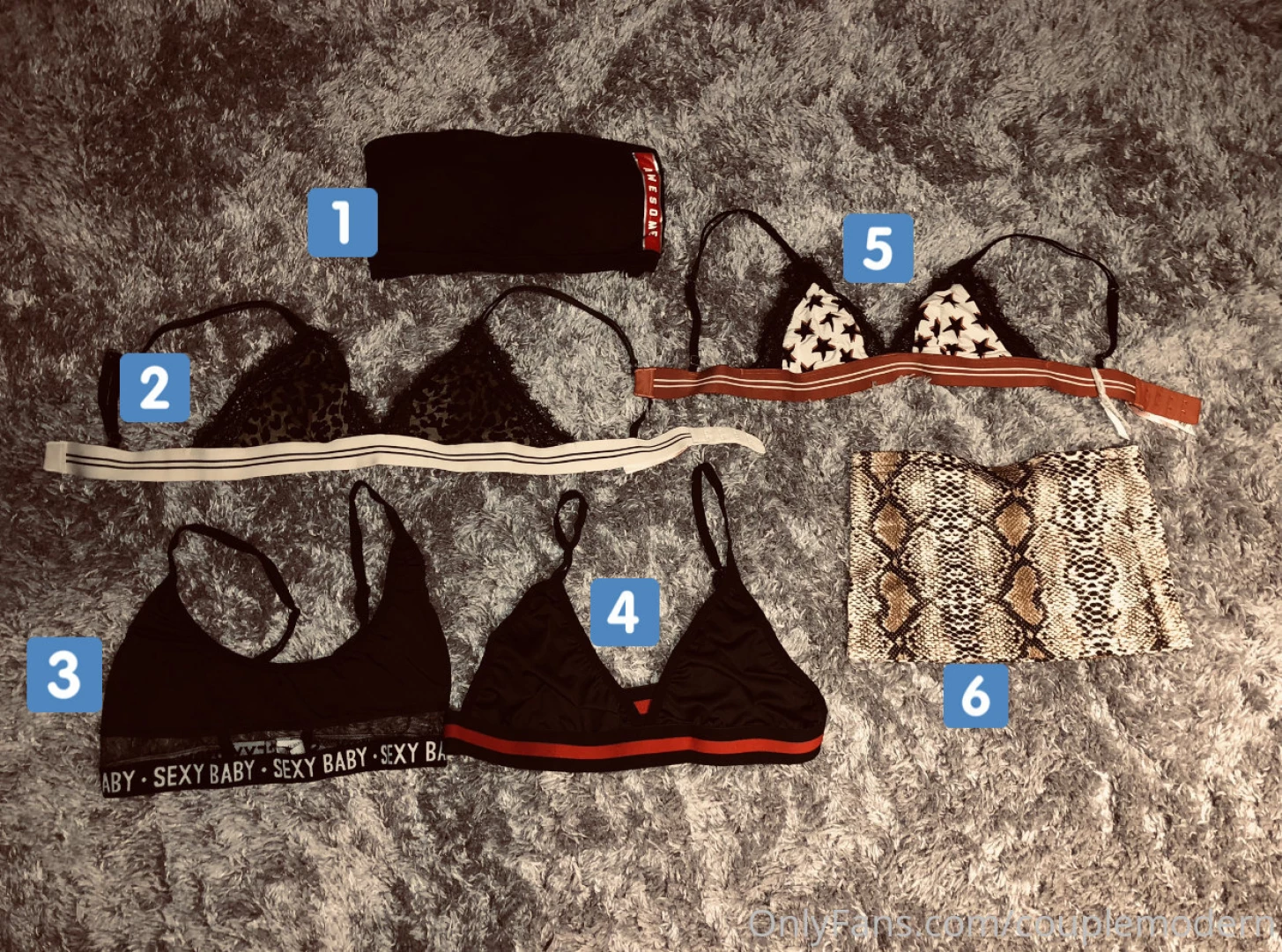 Which type of bra and tomorrow for live 