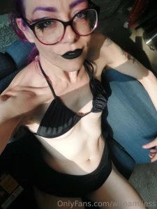 Lounging in my carport