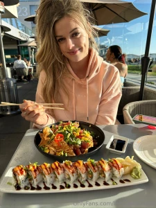 I m a big sushi fan how about you guys