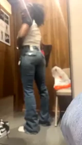 Try on jeans with me