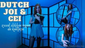 Dutch joi amp cei - zaad slikken tegen de keelpijn this video is